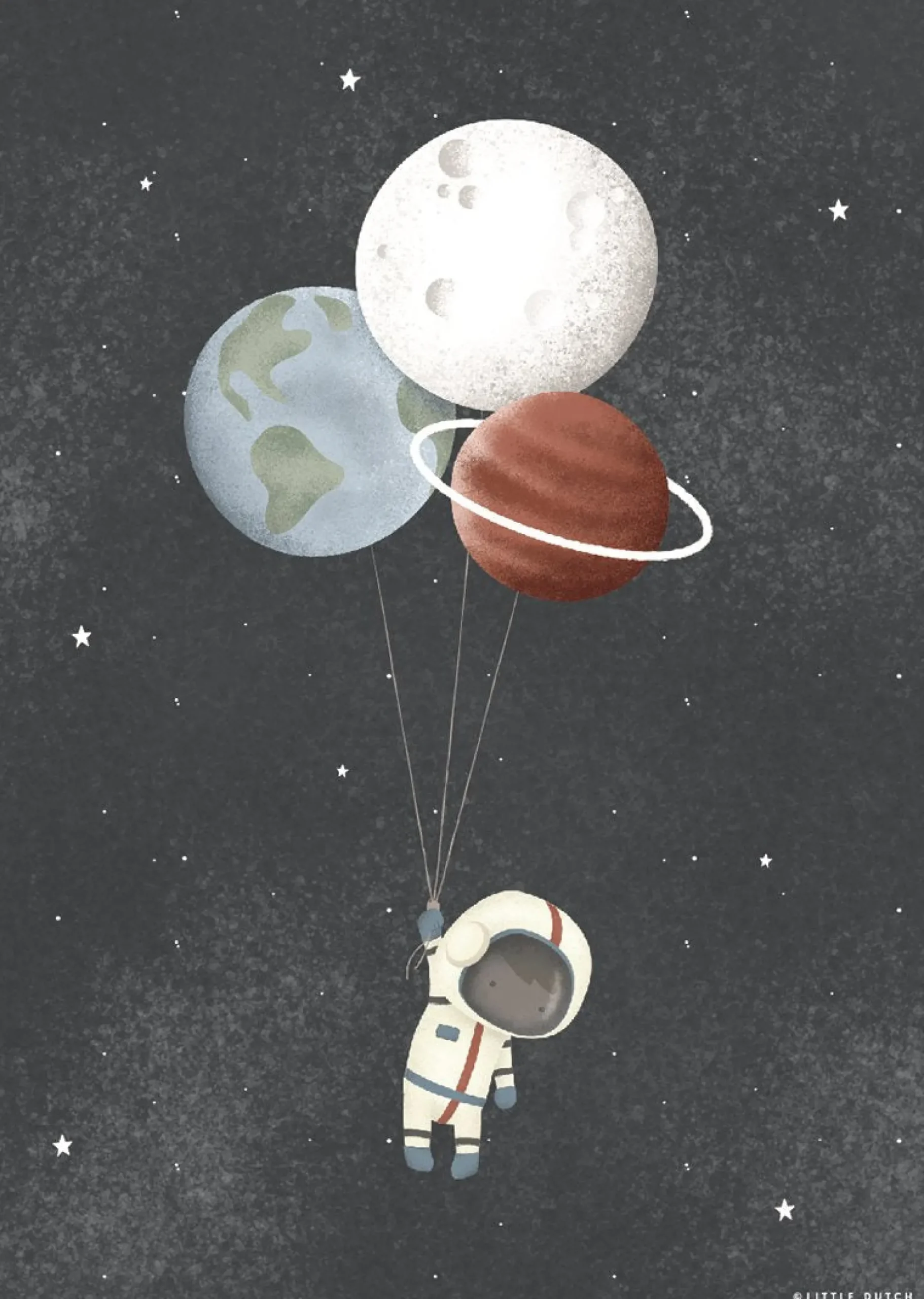 Little Dutch Poster Space - A3 New