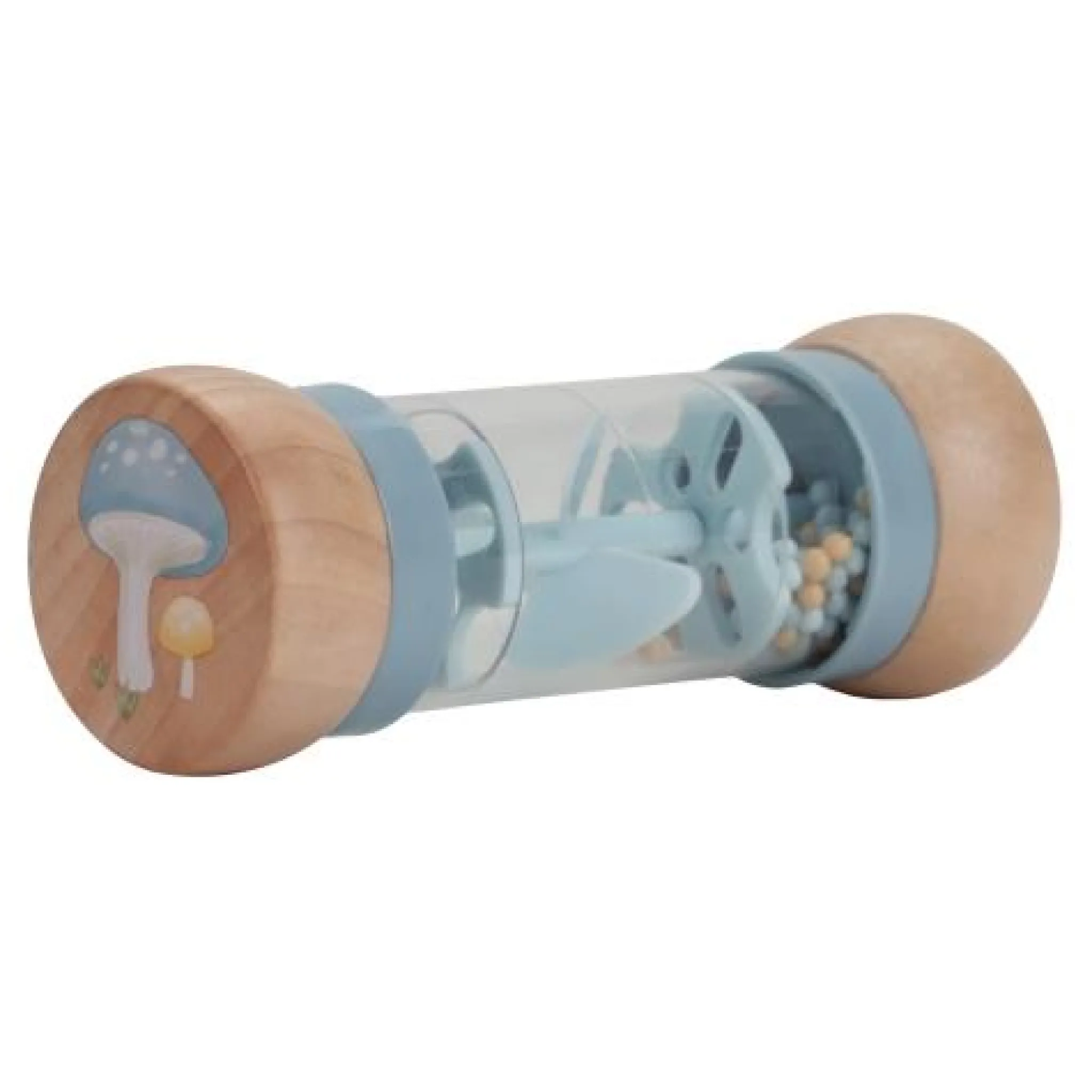 Little Dutch Rain rattle - Blue - Forest Friends Discount