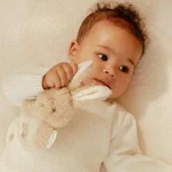Little Dutch Rattle ring - Beige - Newborn Naturals Clearance