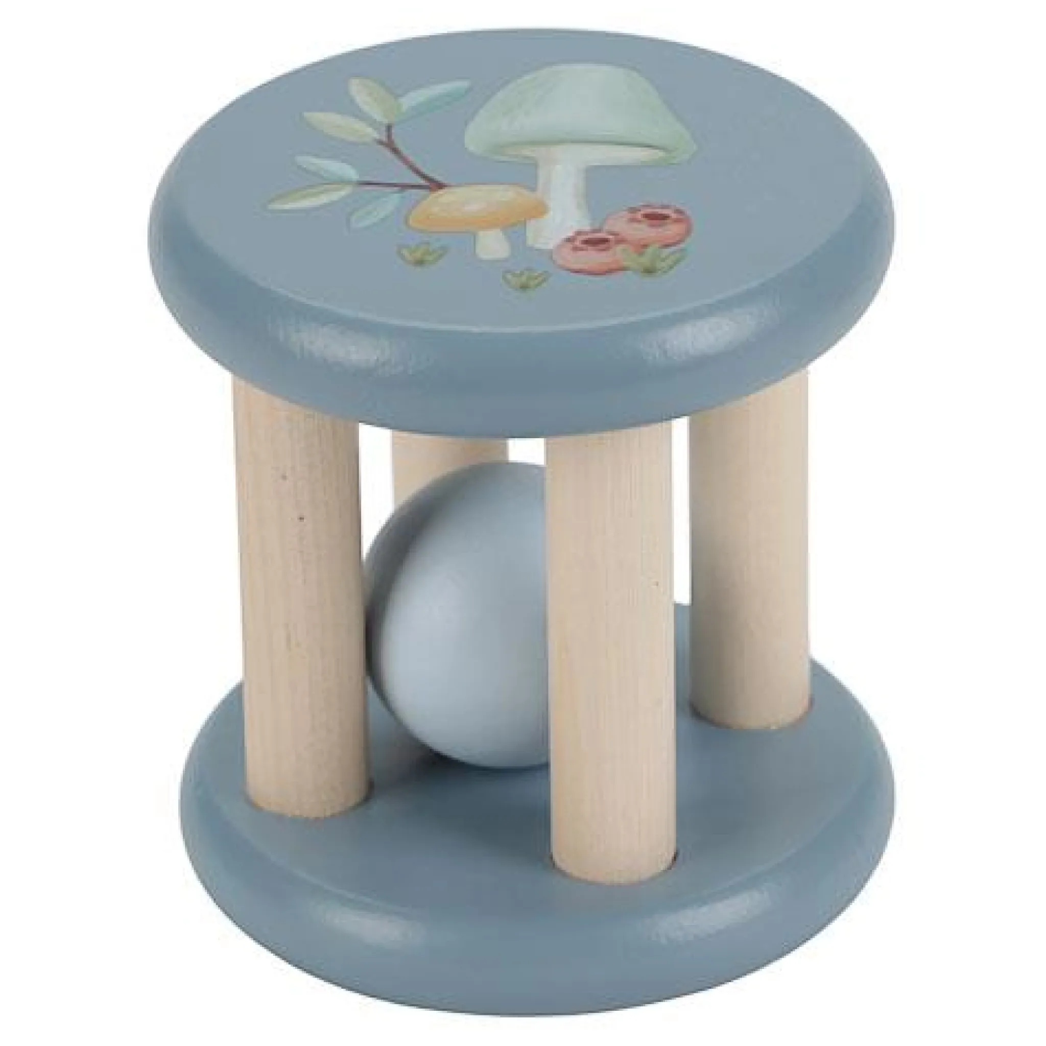 Little Dutch Rattle roller - Blue - Forest Friends Outlet
