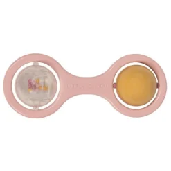 Little Dutch Rattle with balls - Pink - Essentials New
