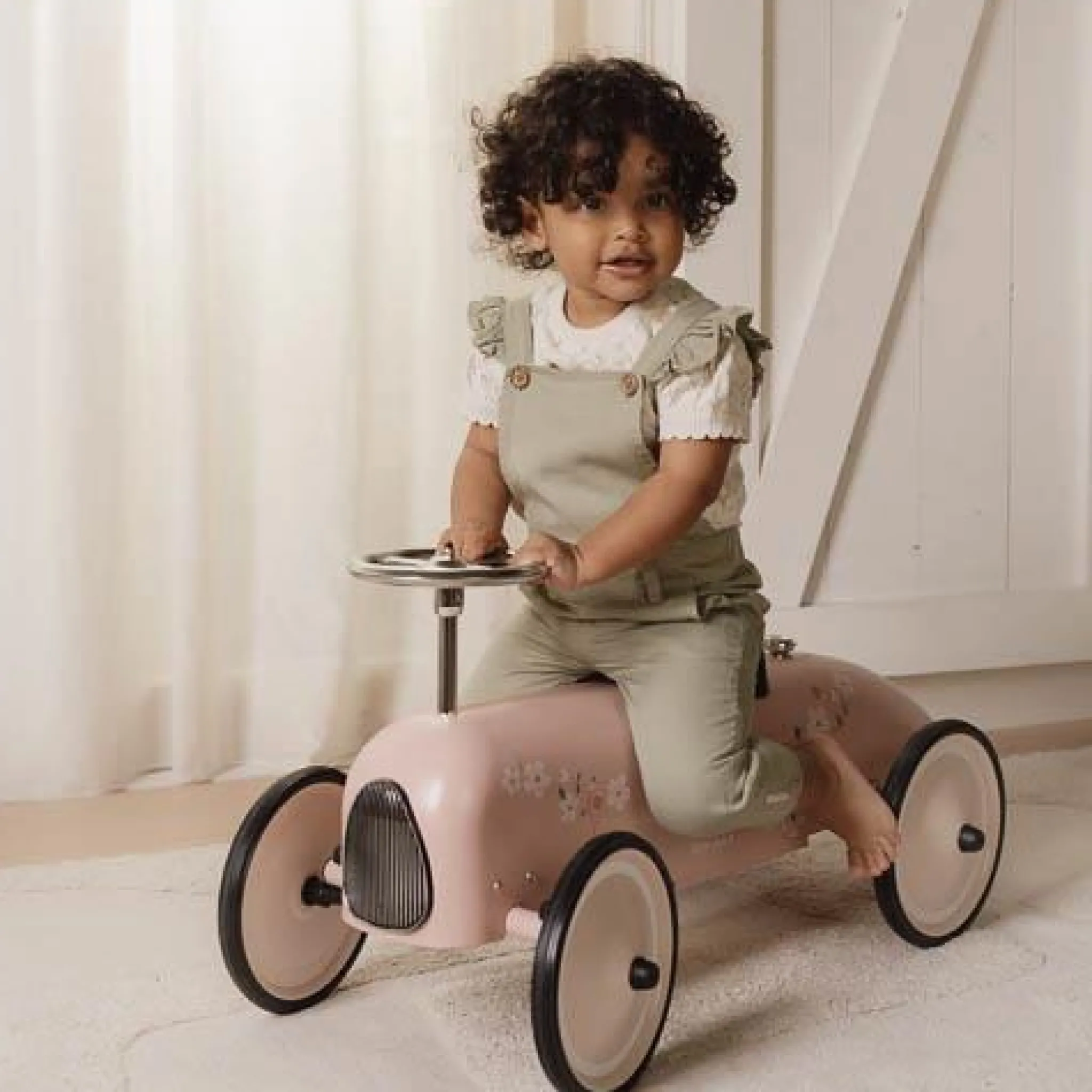 Little Dutch Retro ride-on car - Pink - Essentials New