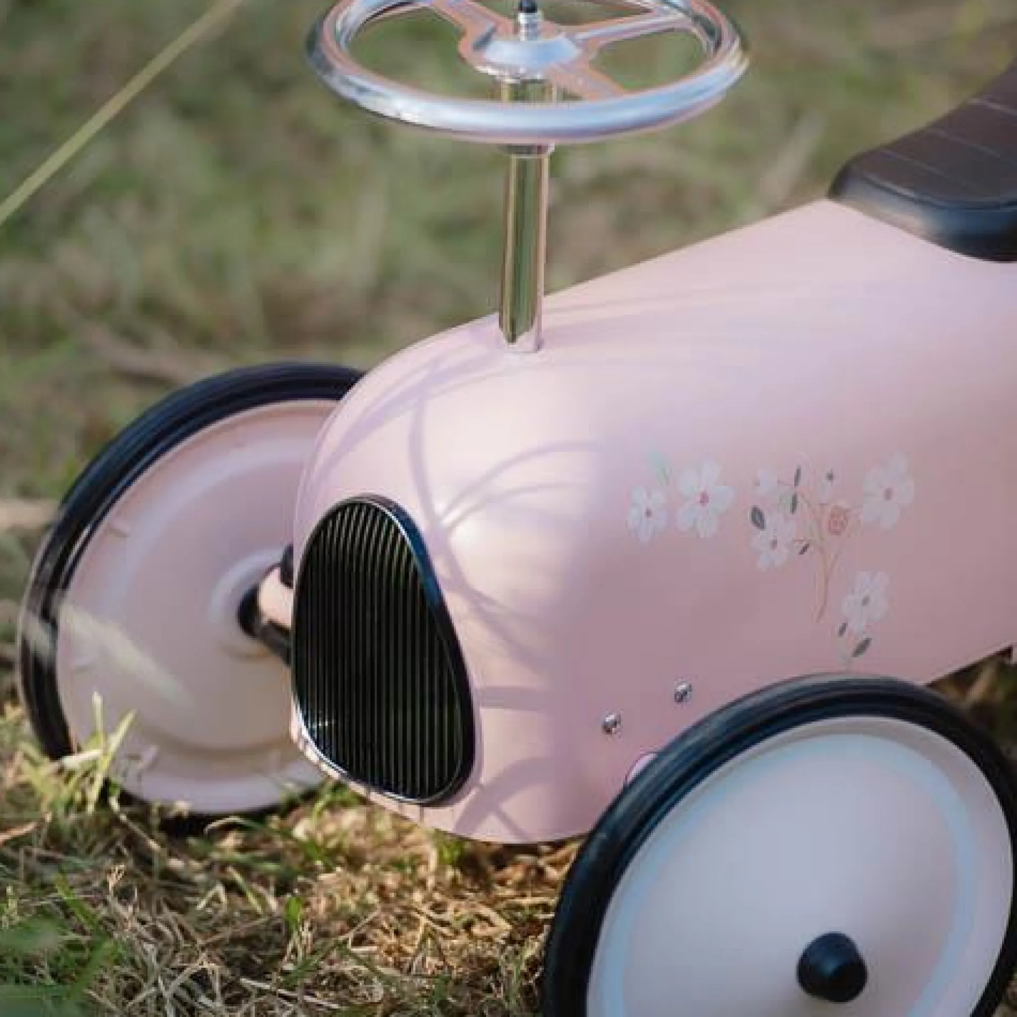 Little Dutch Retro ride-on car - Pink - Essentials New