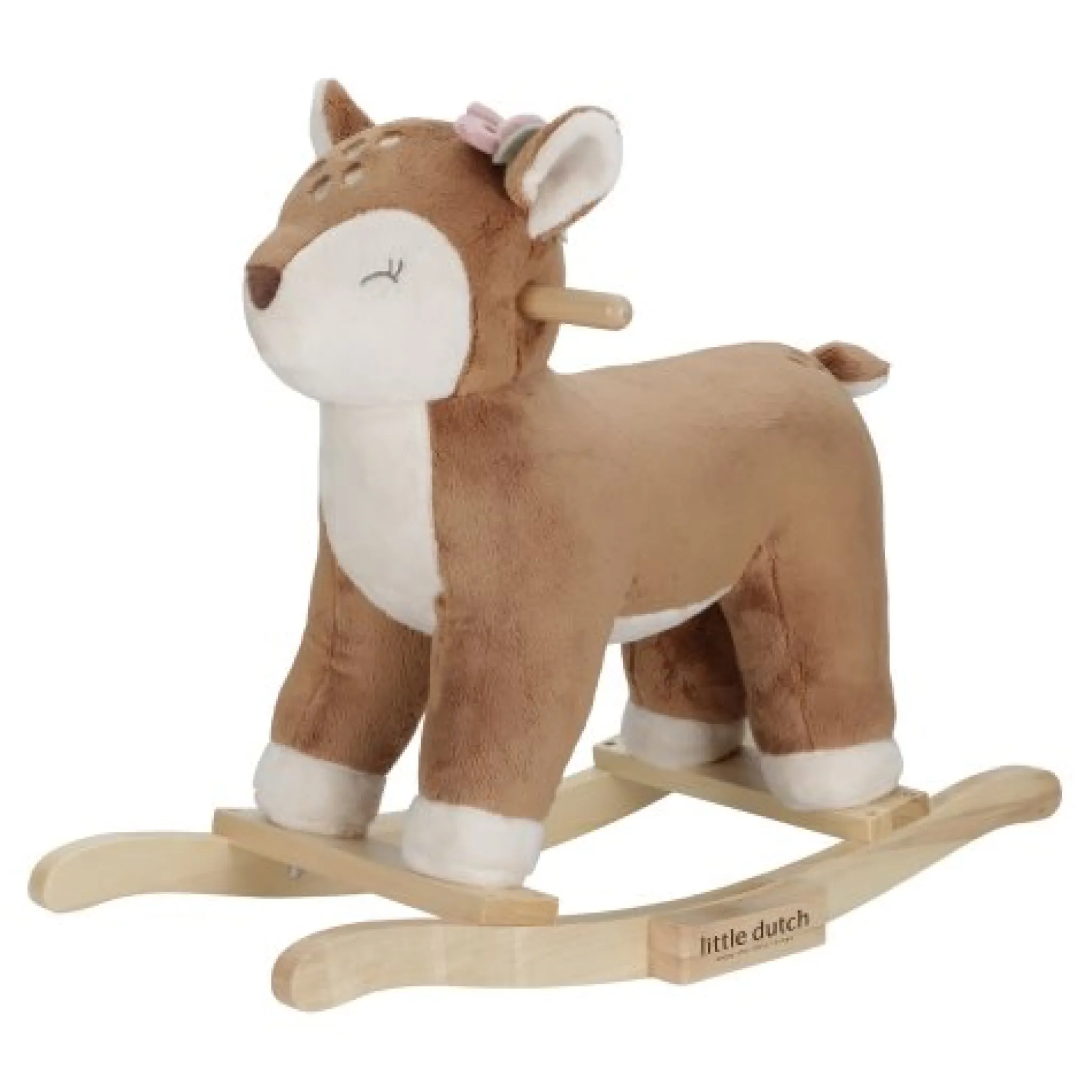 Little Dutch Rocking Deer - Pink - Fairy Garden New