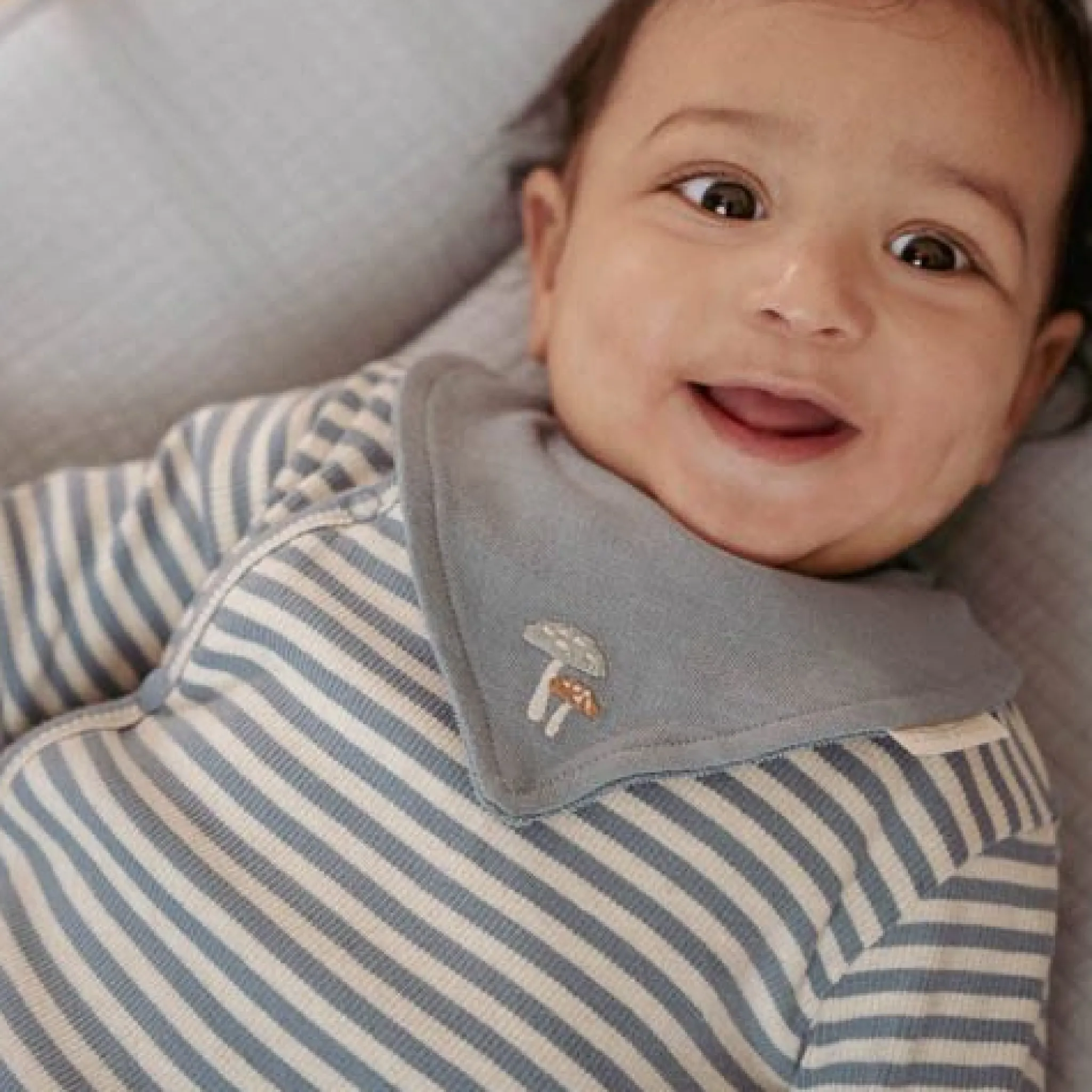 Little Dutch Romper - Blue - Forest Friends - Stripe Online