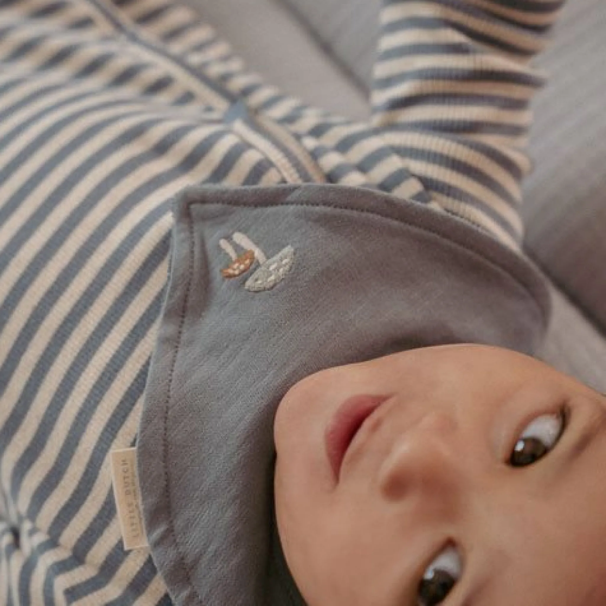 Little Dutch Romper - Blue - Forest Friends - Stripe Online