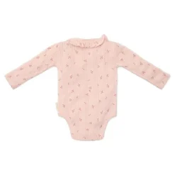 Little Dutch Romper long sleeve - Pink - Fairy Garden - Fairy Flowers Outlet