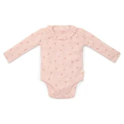 Little Dutch Romper long sleeve - Pink - Fairy Garden - Fairy Flowers Outlet