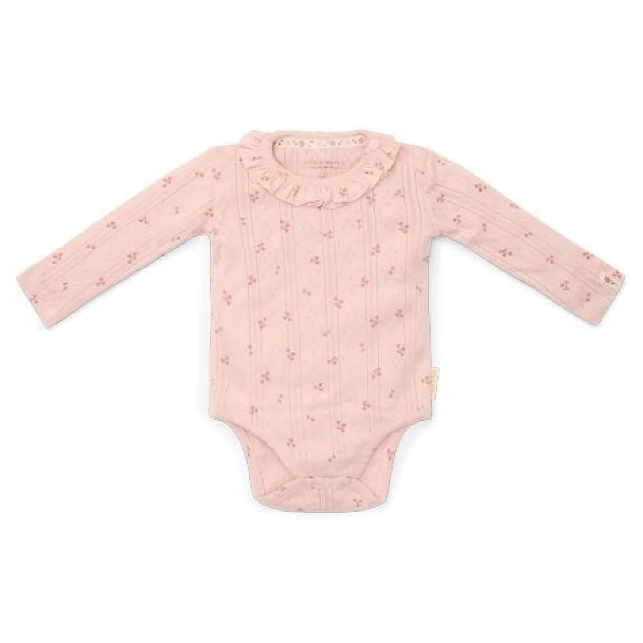 Little Dutch Romper long sleeve - Pink - Fairy Garden - Fairy Flowers Outlet