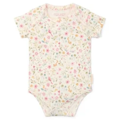 Little Dutch Romper short sleeve - White - Fairy Garden Discount