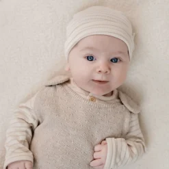 Little Dutch Rompersuit - Knitted - Beige - Newborn Naturals Best