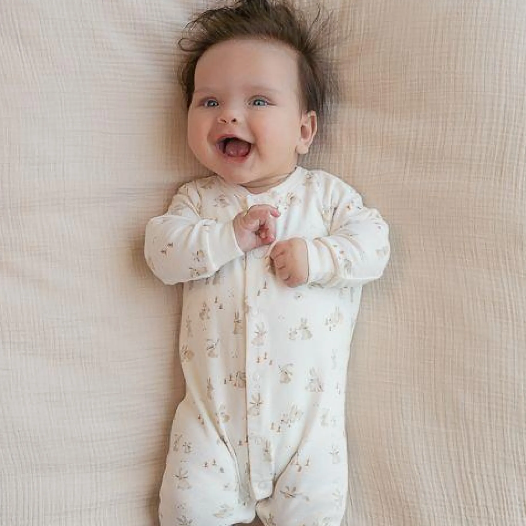 Little Dutch Romper - White - Newborn Naturals - Baby Bunny Hot