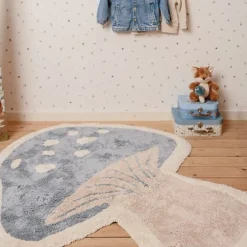 Little Dutch Rug Mushroom - Blue - Forest Friends New