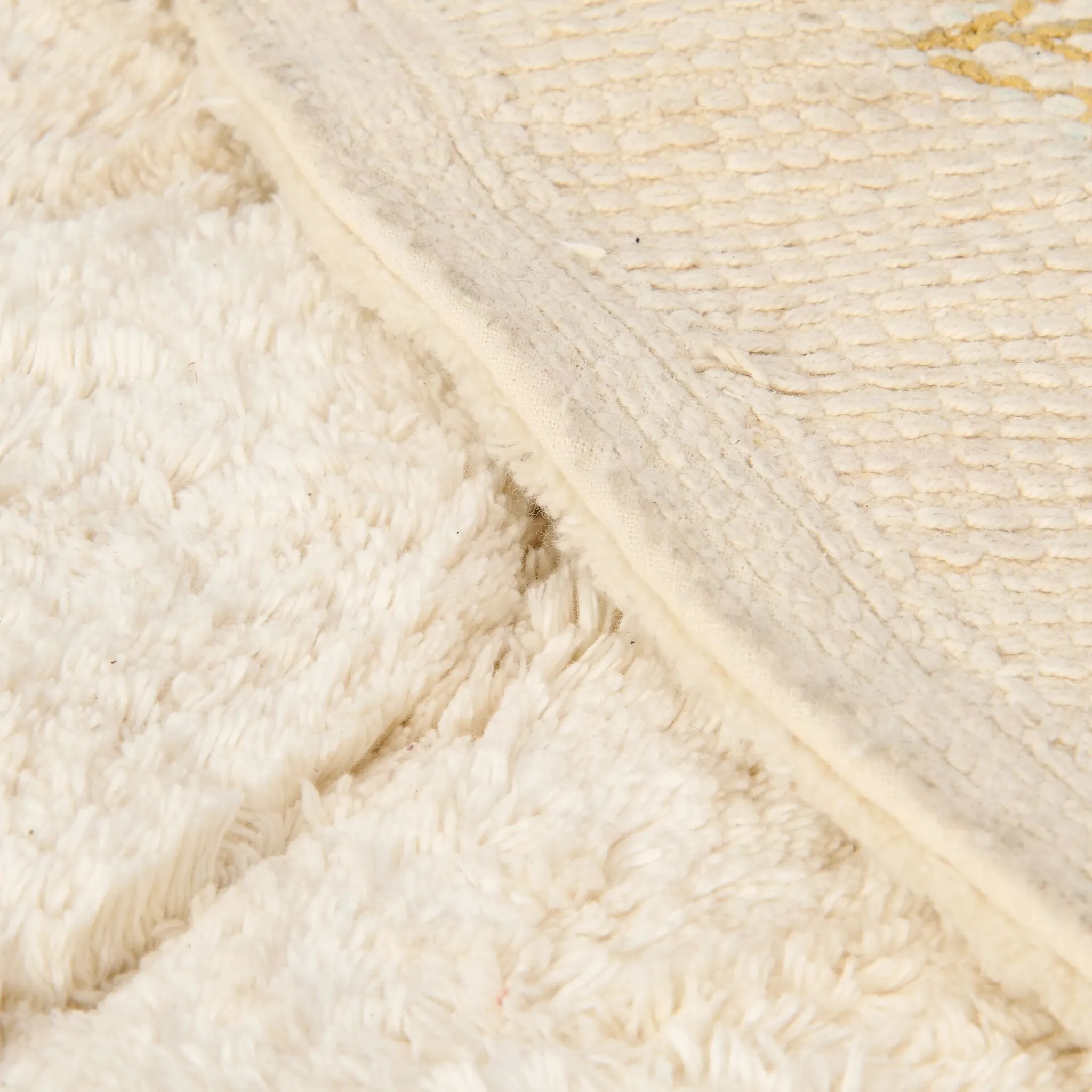 Little Dutch Rug round - White - Newborn Naturals - Little Goose Clearance
