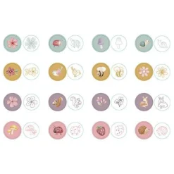 Little Dutch Self Inking Stamps - Pink - Fairy Garden