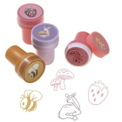 Little Dutch Self Inking Stamps - Pink - Fairy Garden