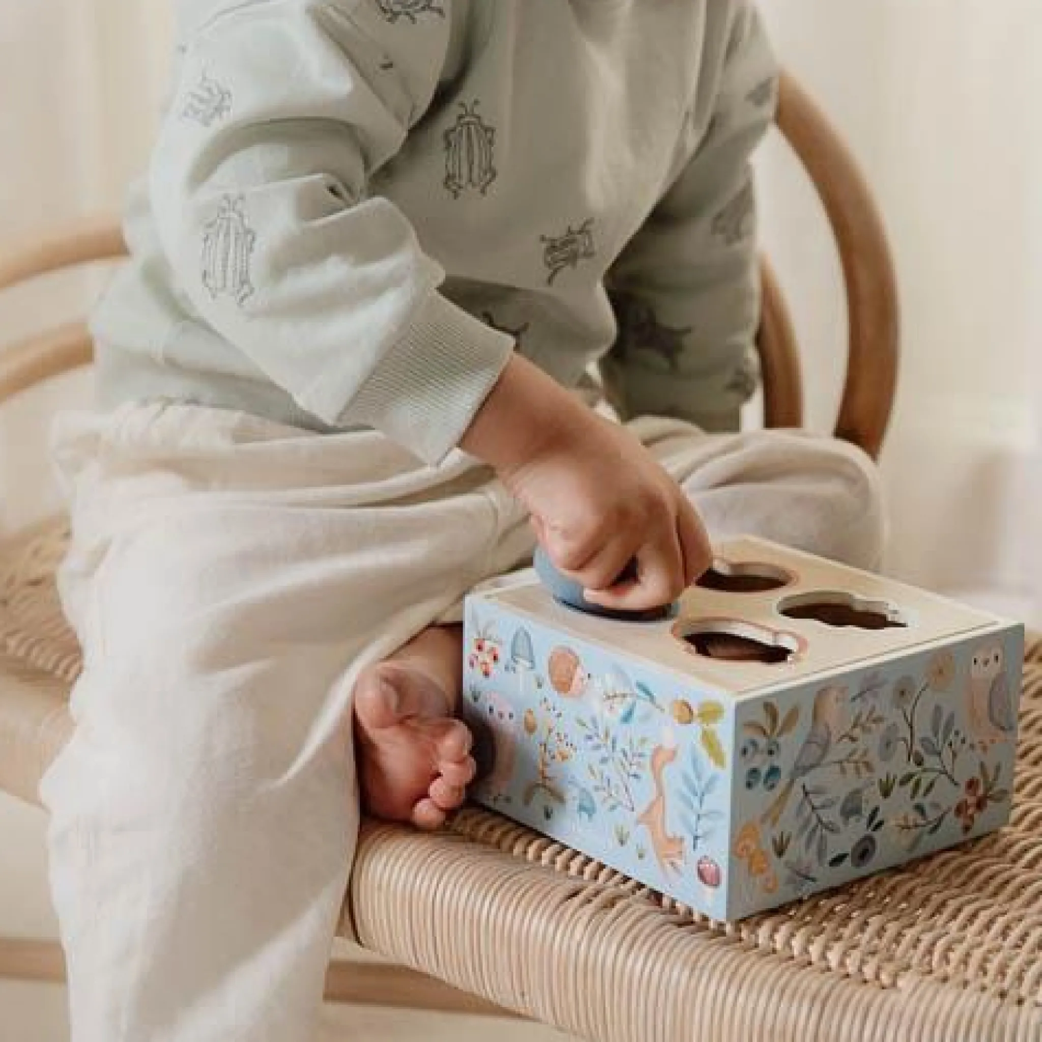 Little Dutch Shape sorter - Blue - Forest Friends Best