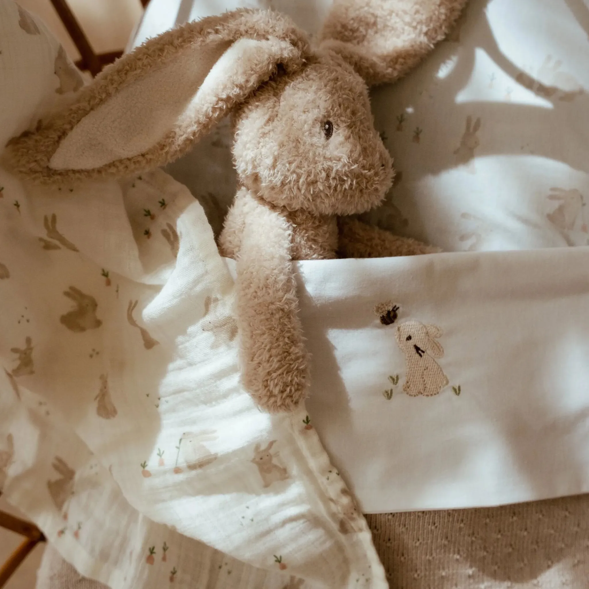 Little Dutch Sheet - White - Newborn Naturals - Baby Bunny Clearance