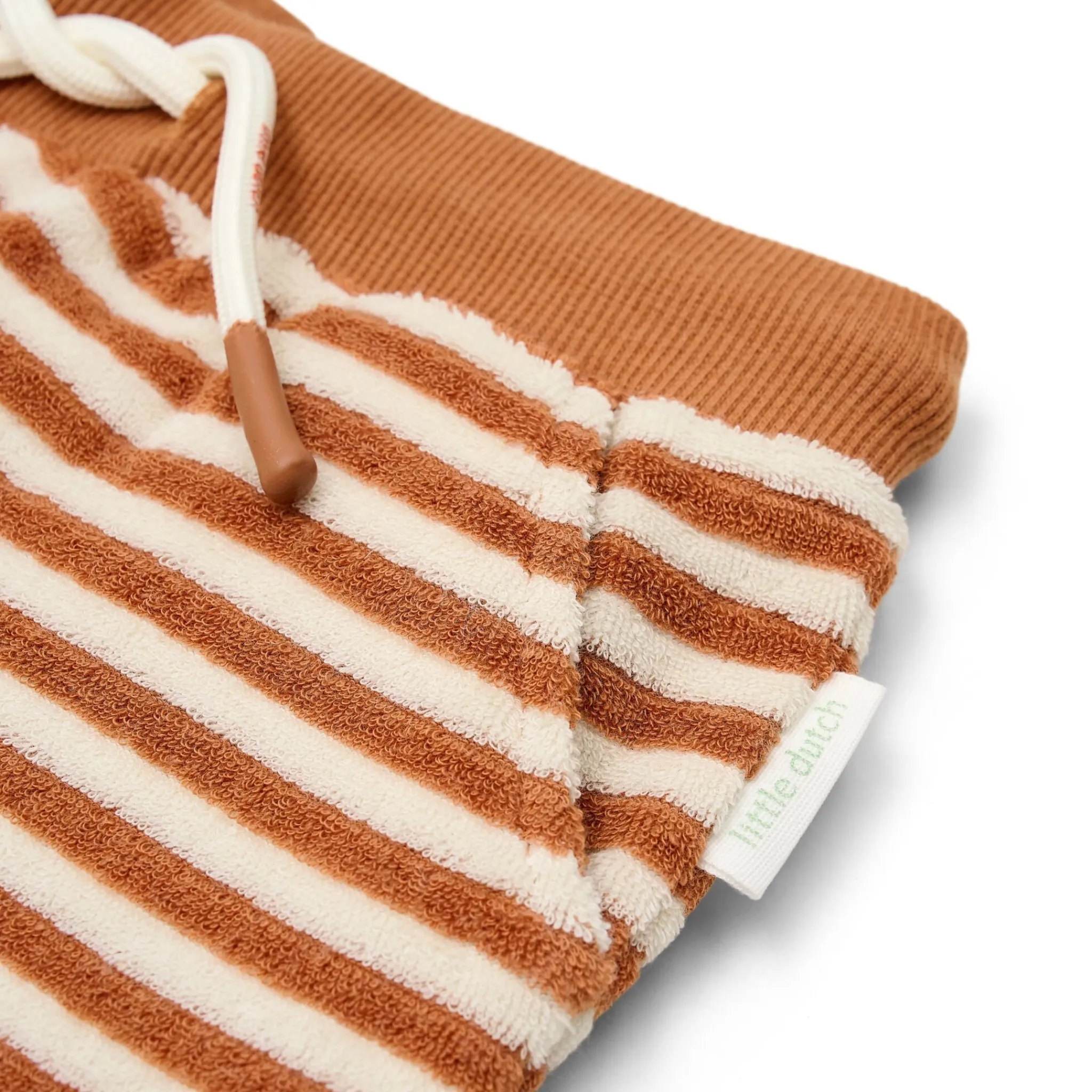 Little Dutch Shirt and shorts set - Brown Hot