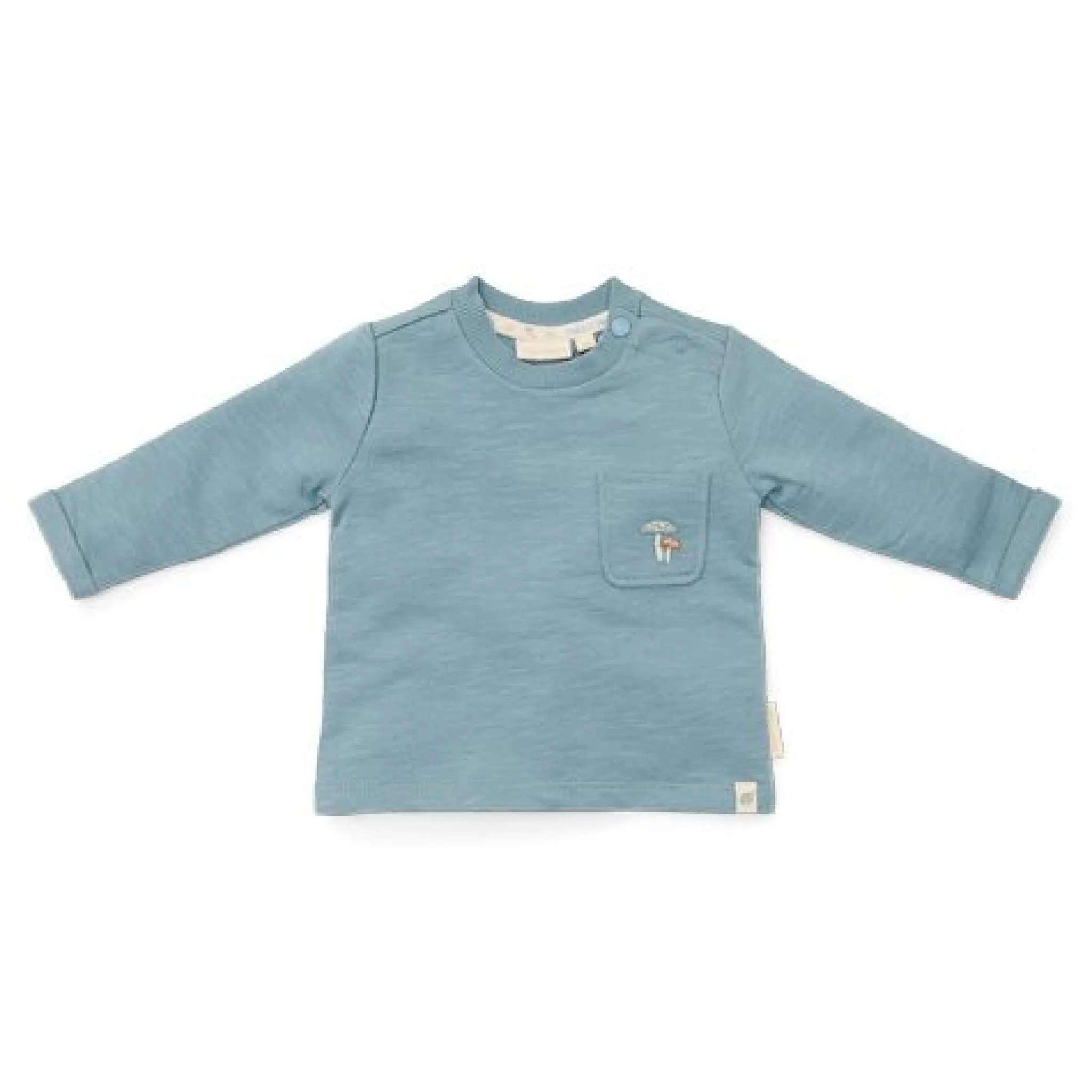 Little Dutch Shirt long sleeve - Blue - Forest Friends Clearance
