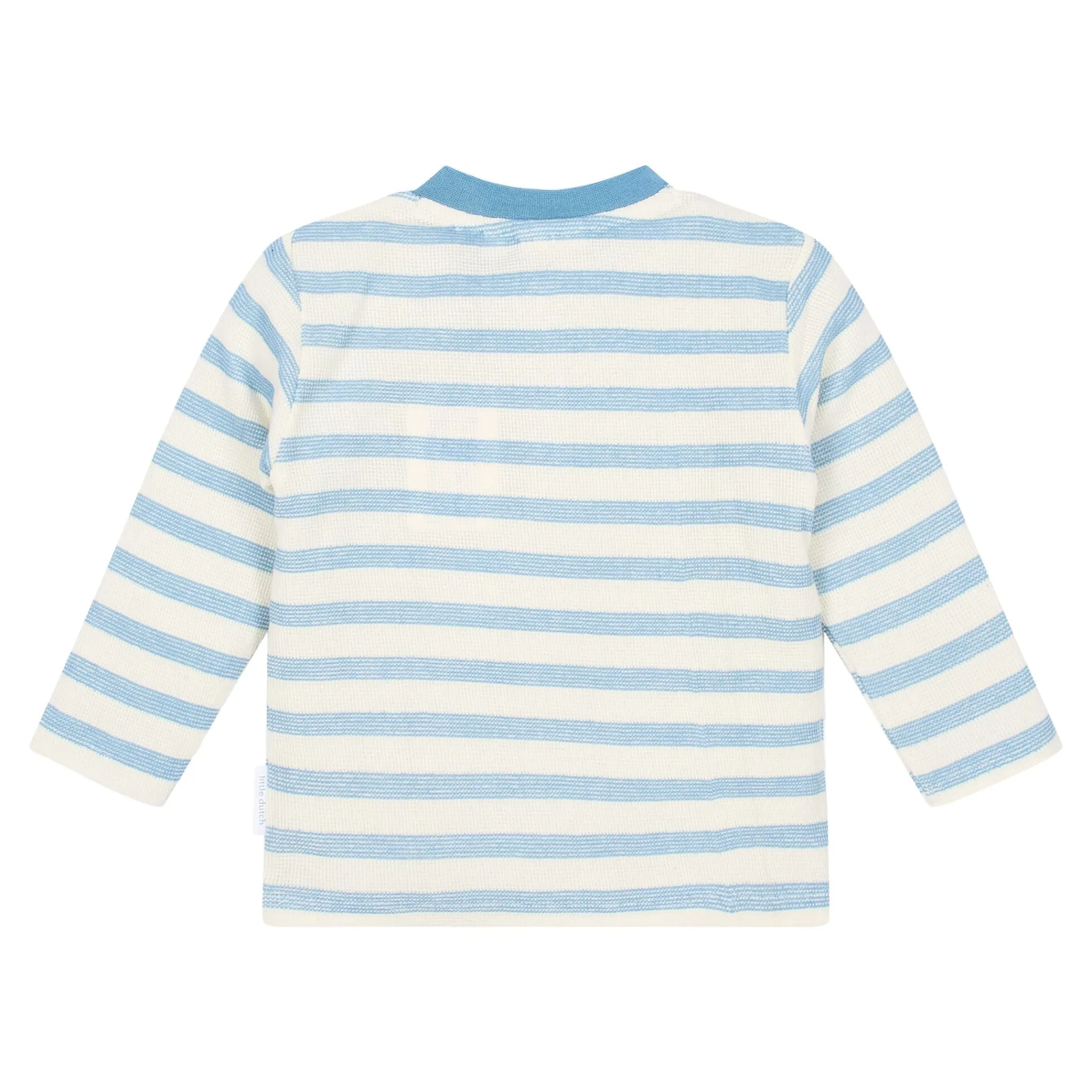 Little Dutch Shirt long sleeve - Blue - Steel Blue Stripe Sale