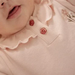 Little Dutch Shirt long sleeve - Light pink - Fairy Garden Hot