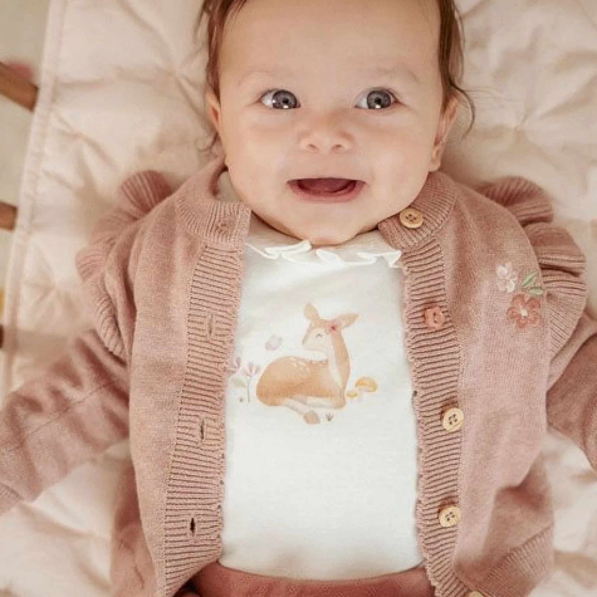 Little Dutch Shirt long sleeve - Ruffles - White - Fairy Garden Online