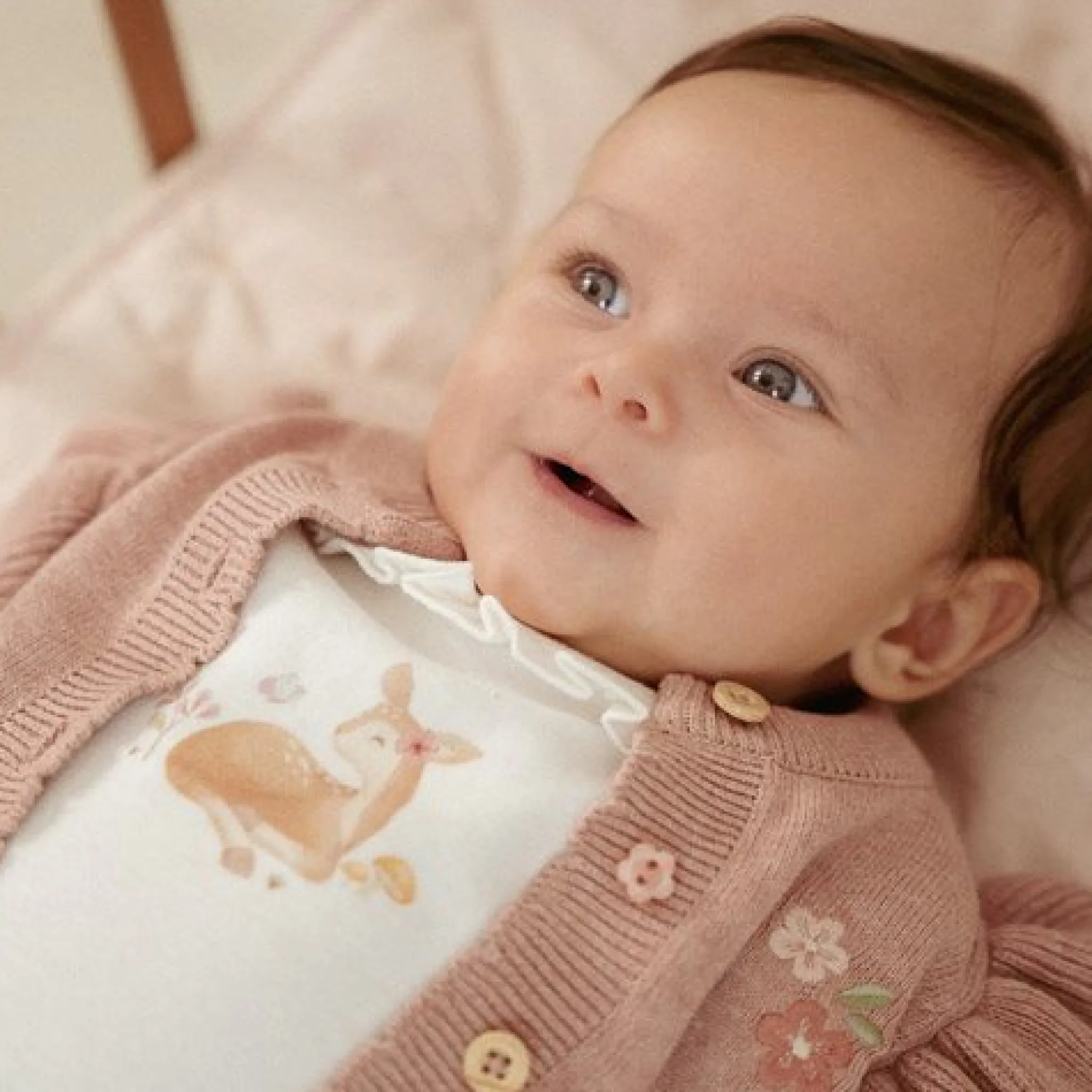 Little Dutch Shirt long sleeve - Ruffles - White - Fairy Garden Online