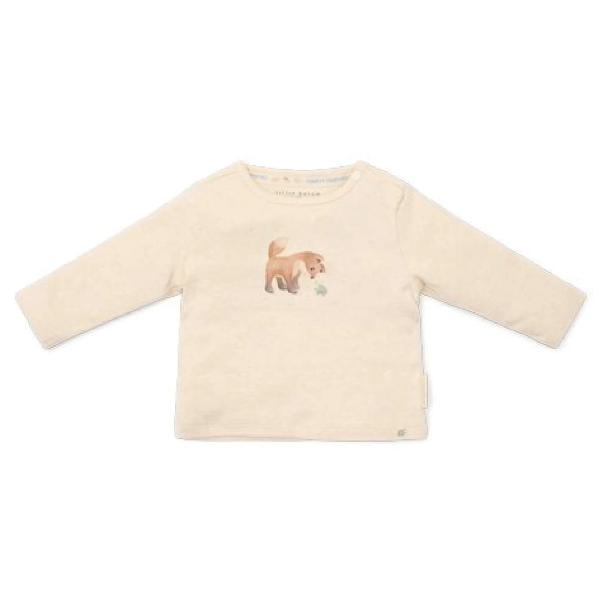 Little Dutch Shirt long sleeve - Sand - Forest Friends - Little Fox Sale