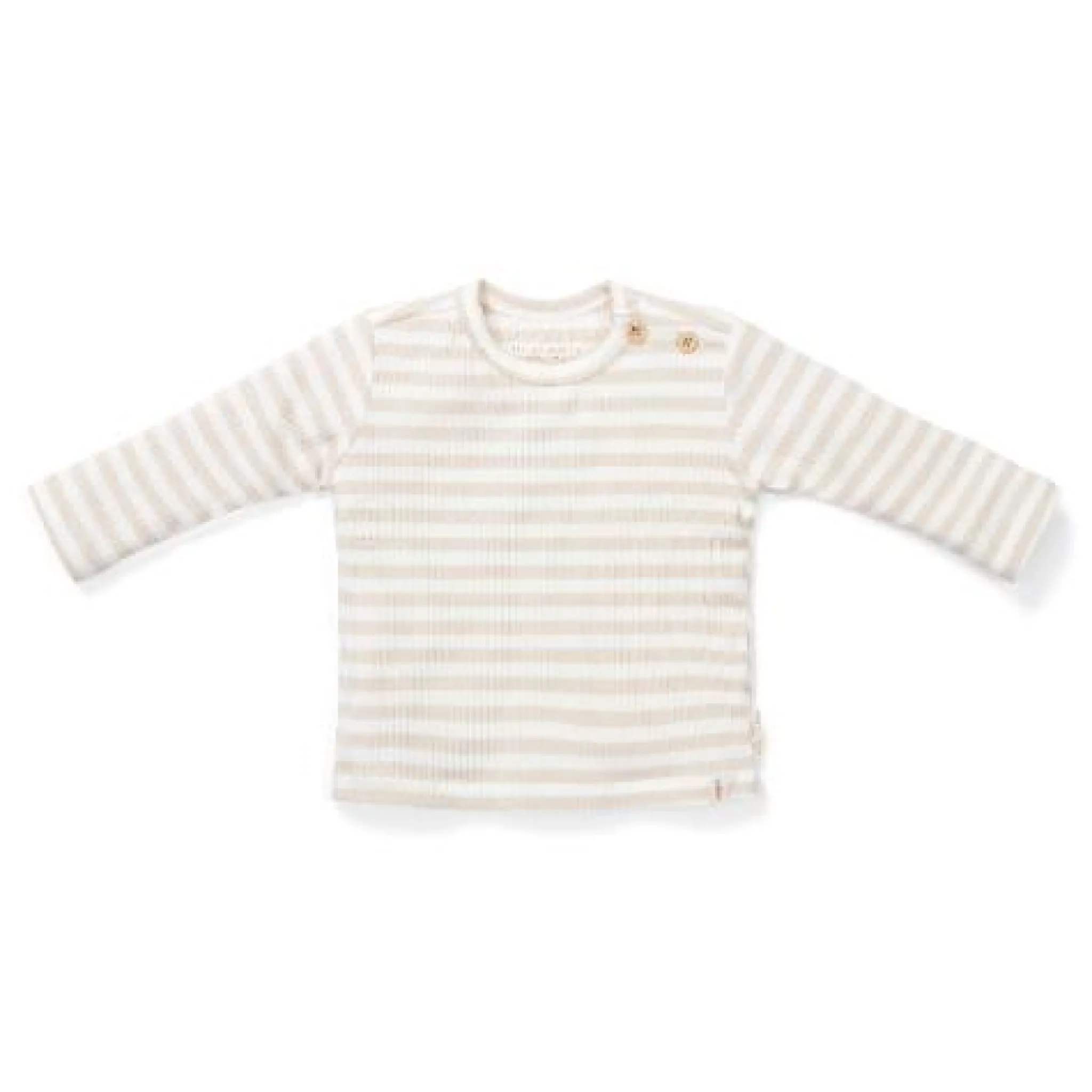 Little Dutch Shirt Long Sleeve - Sand - Newborn Naturals