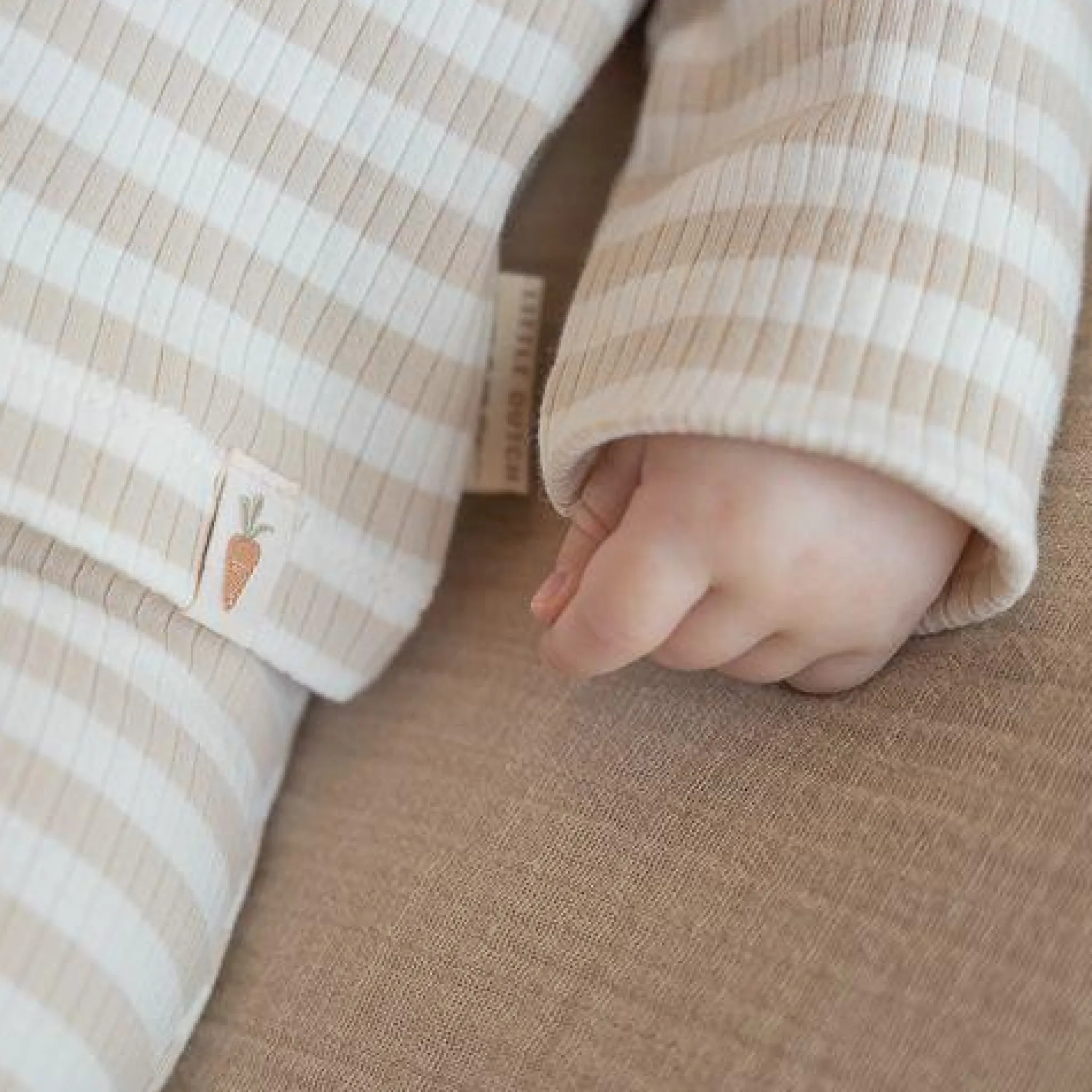 Little Dutch Shirt Long Sleeve - Sand - Newborn Naturals