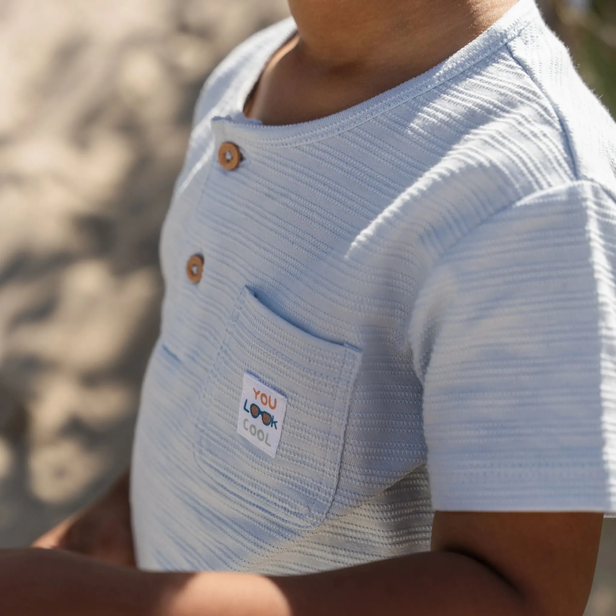 Little Dutch Shirt short sleeve - Blue Discount