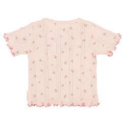 Little Dutch Shirt short sleeve - Pink - Fairy Flowers Hot