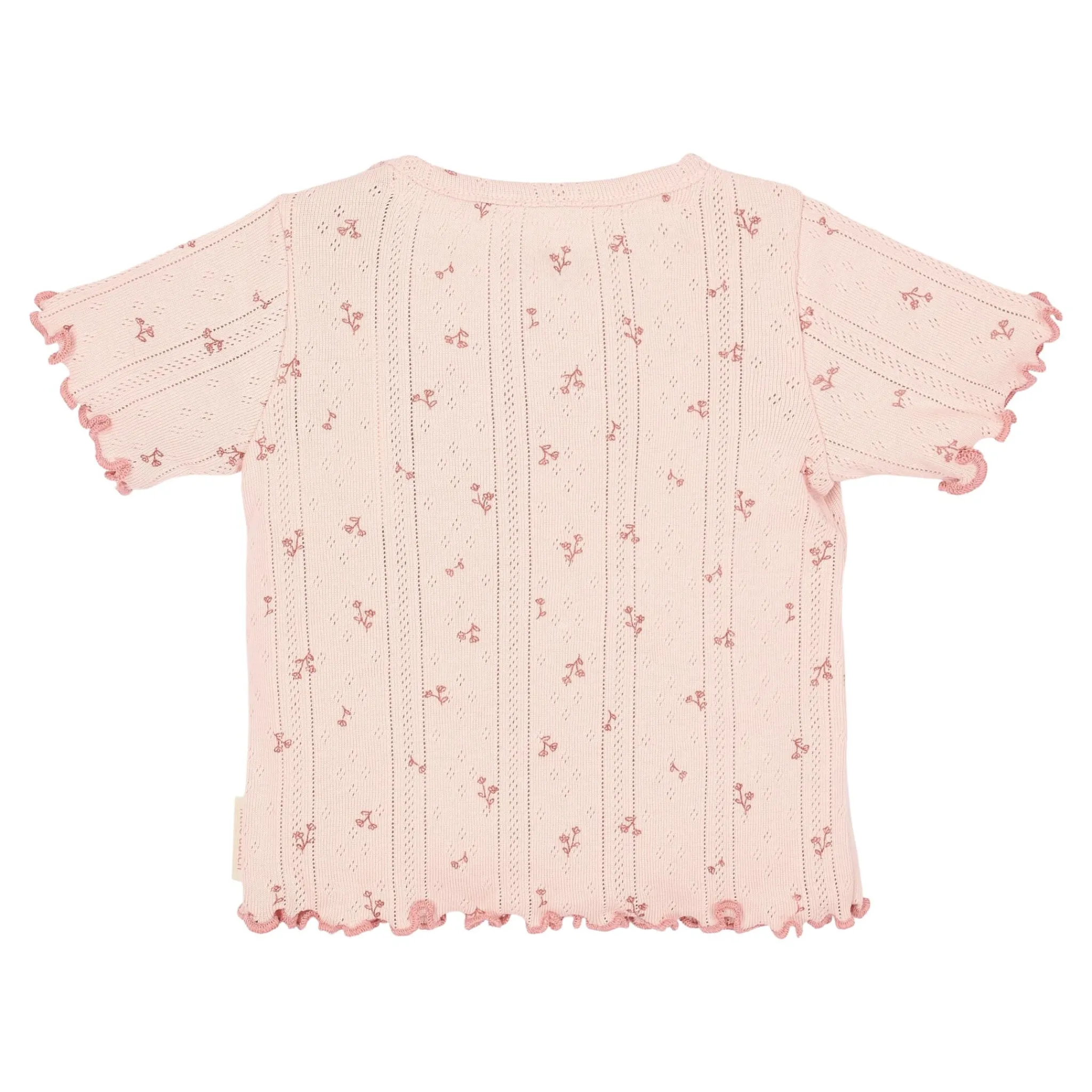 Little Dutch Shirt short sleeve - Pink - Fairy Flowers Hot