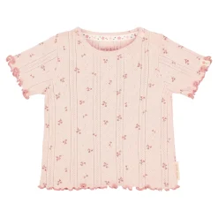 Little Dutch Shirt short sleeve - Pink - Fairy Flowers Hot