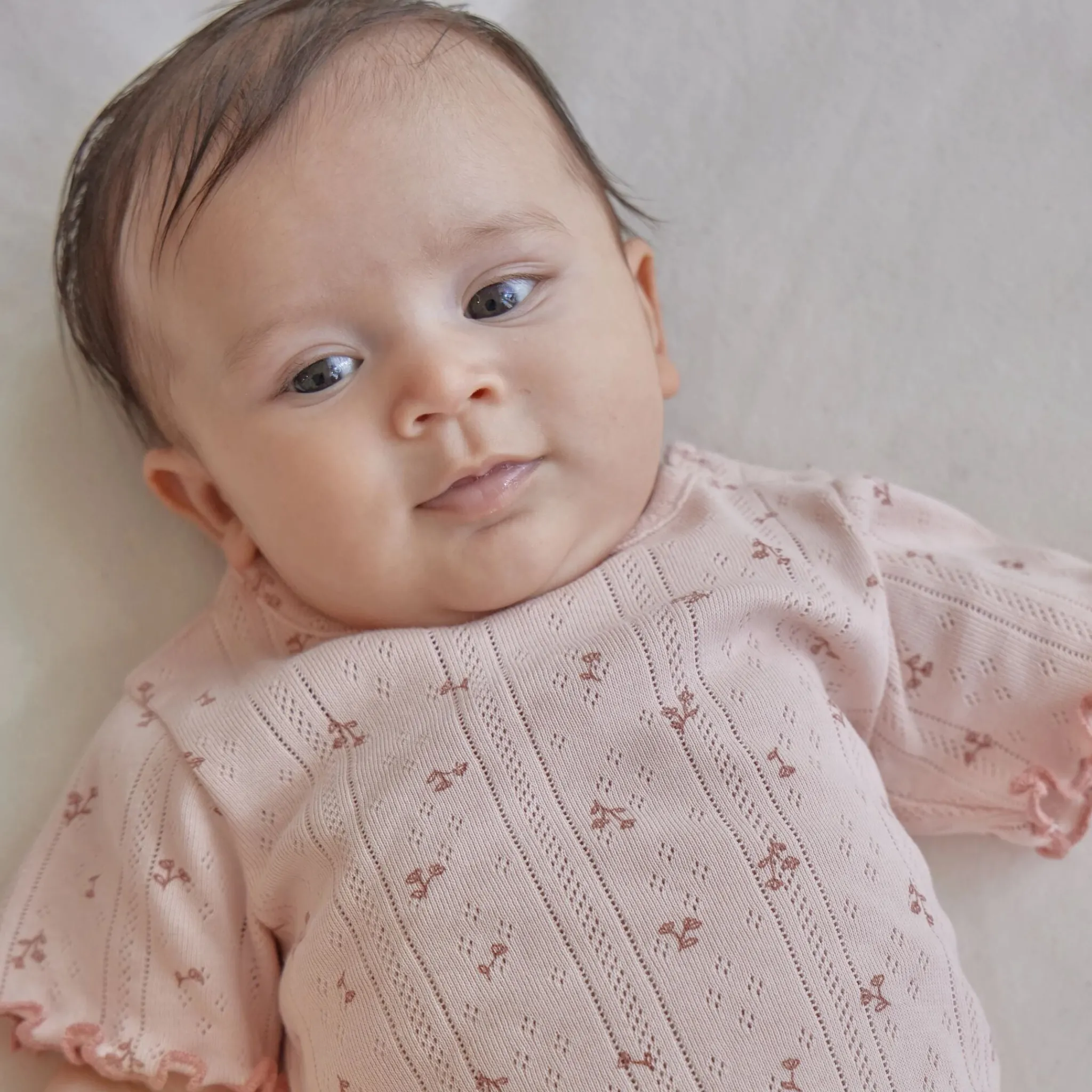 Little Dutch Shirt short sleeve - Pink - Fairy Flowers Hot
