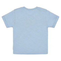 Little Dutch Shirt short sleeve print - Blue Clearance