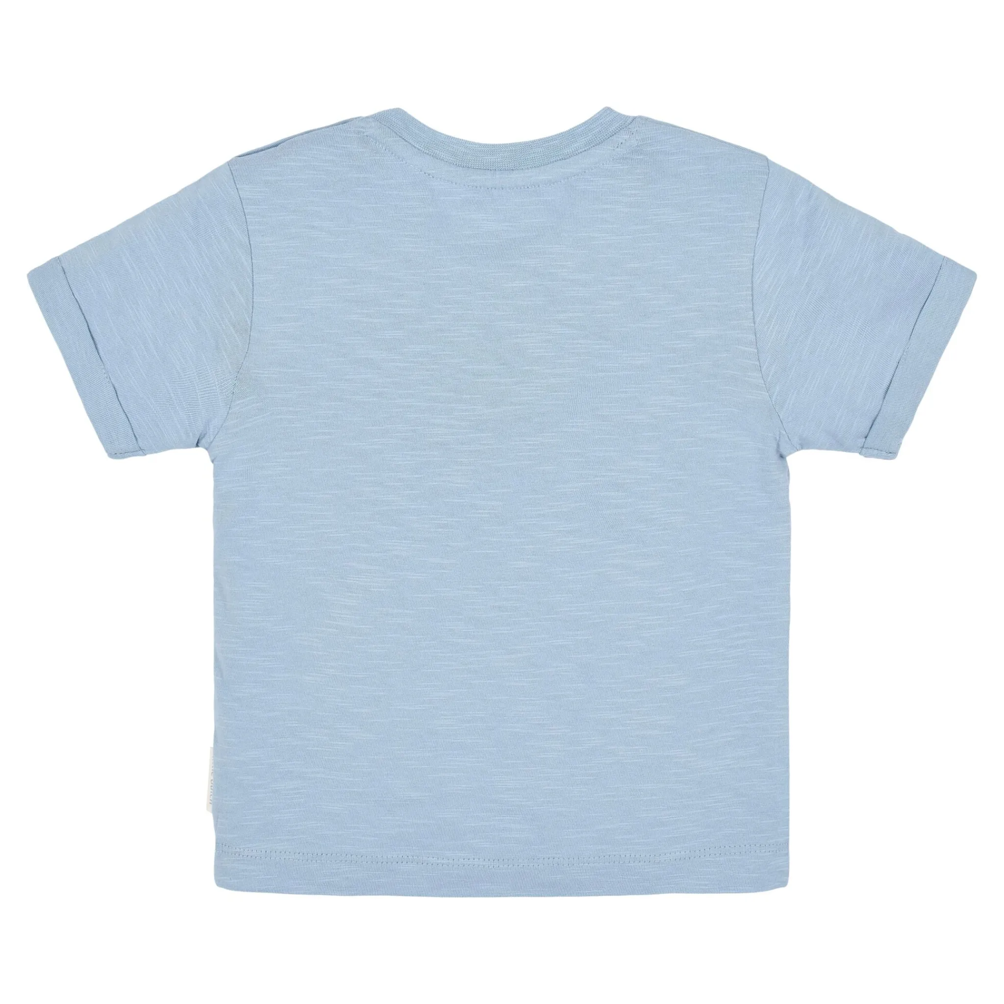 Little Dutch Shirt short sleeve print - Blue Clearance