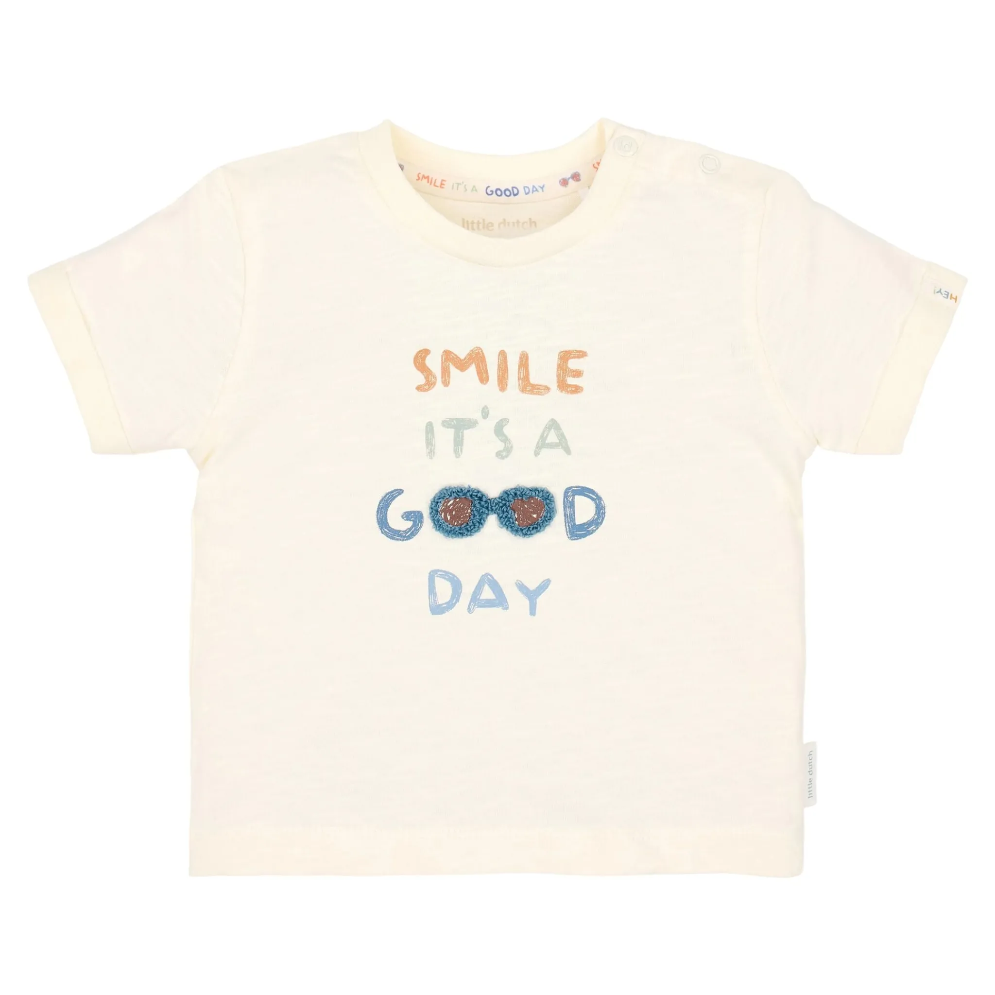 Little Dutch Shirt short sleeve - White Discount