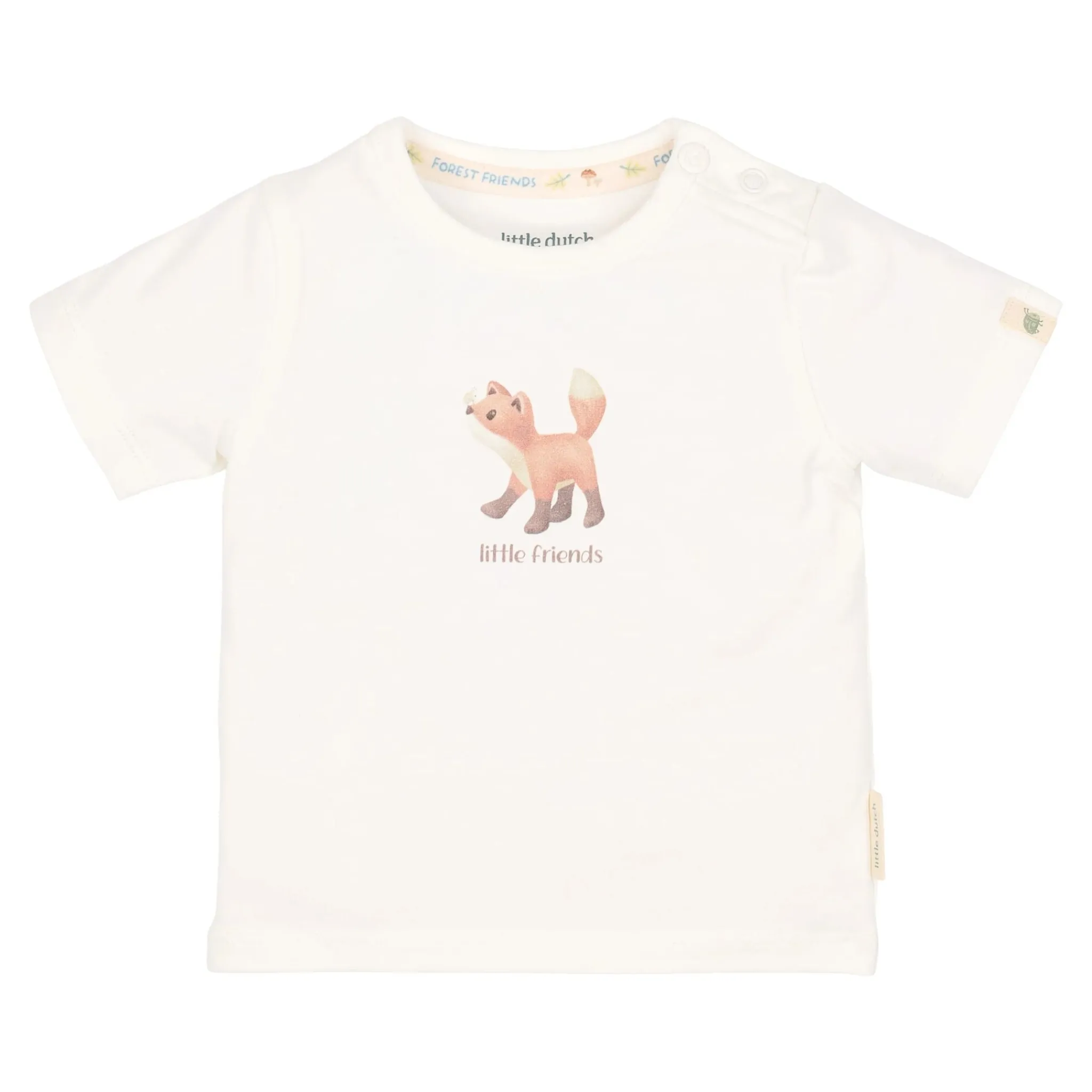 Little Dutch Shirt short sleeve - White - Fox Sale