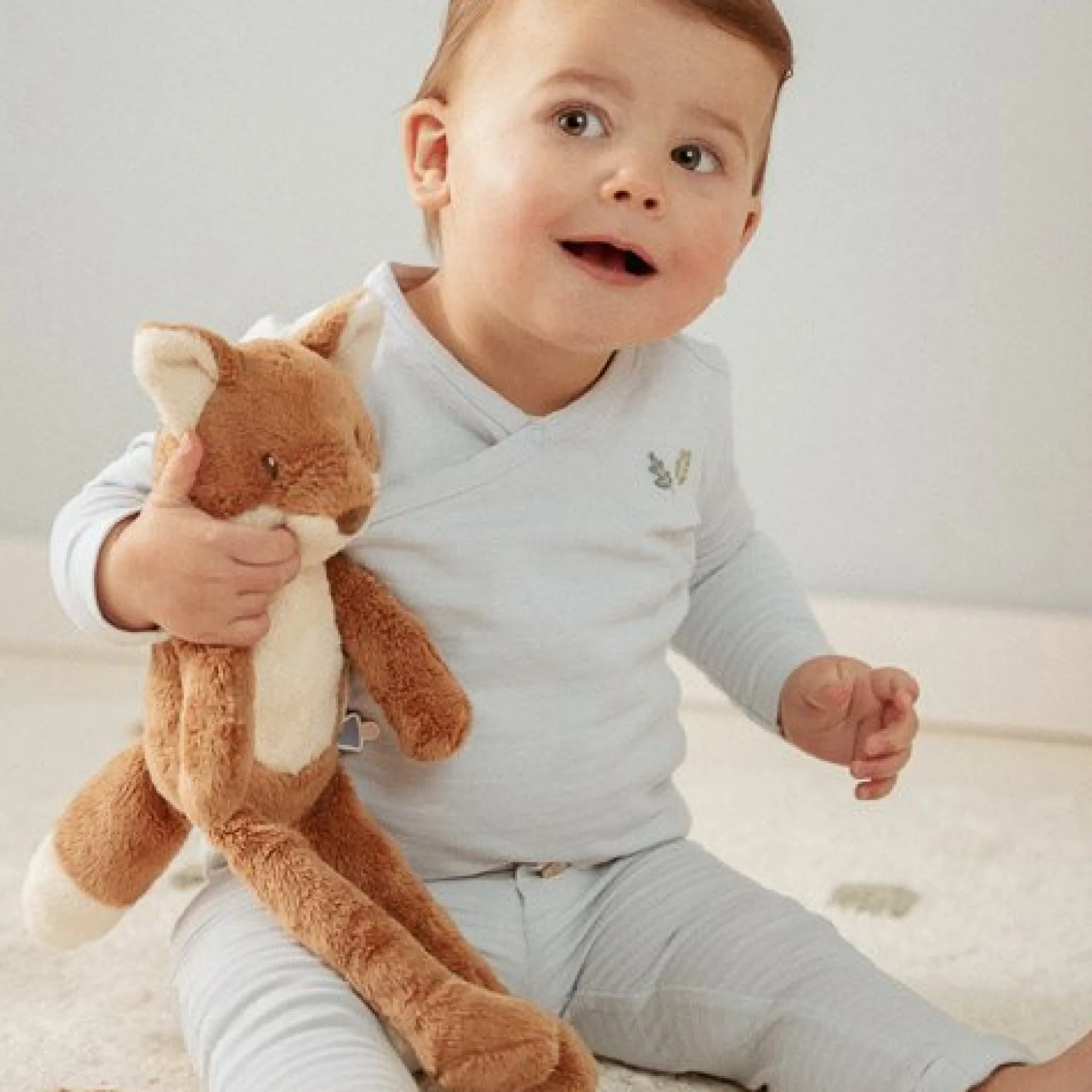 Little Dutch Shirt wrap long sleeve - Blue - Forest Friends Discount