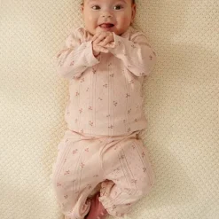Little Dutch Shirt wrap long sleeve - Pink - Fairy Garden - Fairy Flowers Outlet