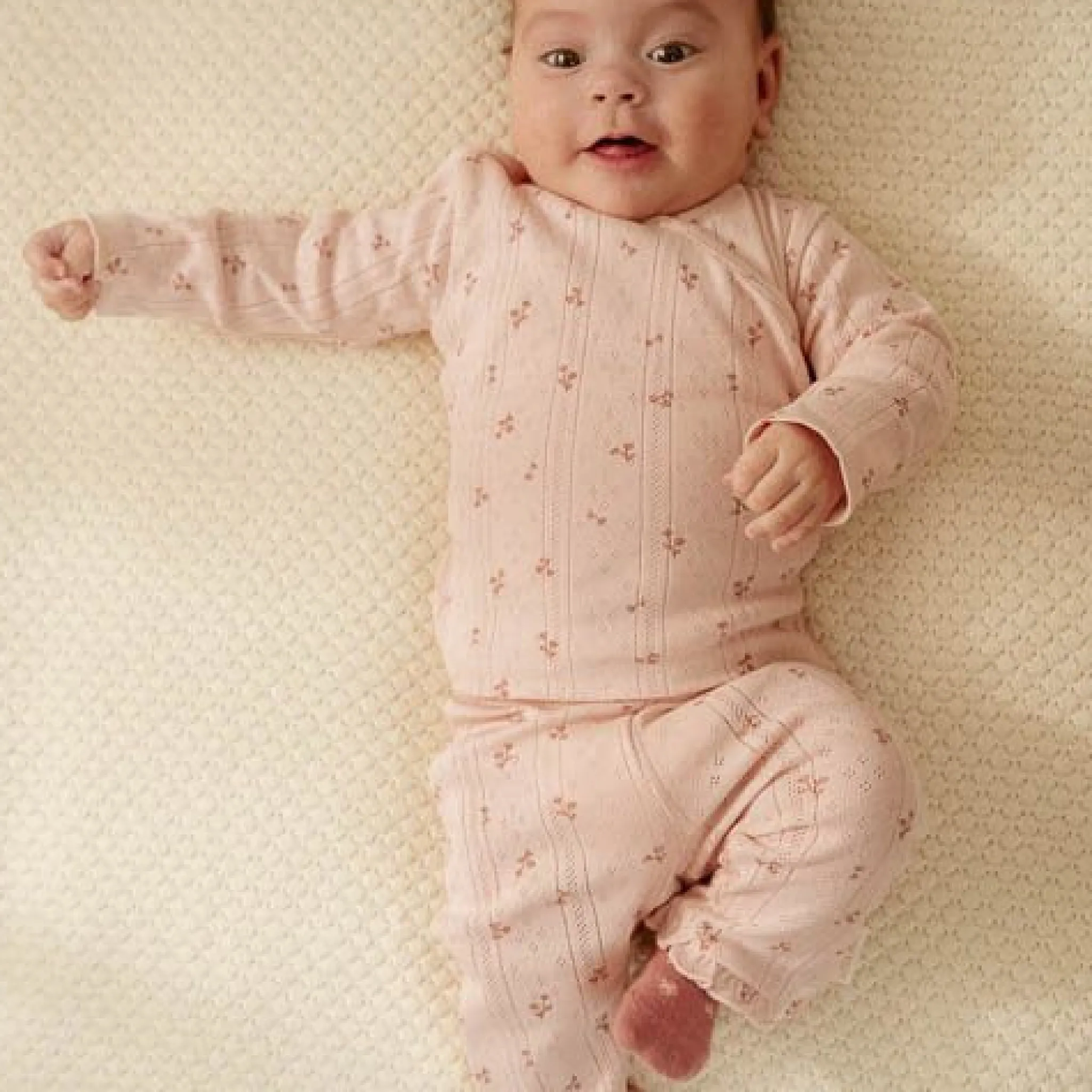 Little Dutch Shirt wrap long sleeve - Pink - Fairy Garden - Fairy Flowers Outlet
