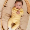 Little Dutch Shirt wrap long sleeve - Yellow - Little Farm New