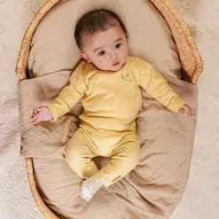 Little Dutch Shirt wrap long sleeve - Yellow - Little Farm New