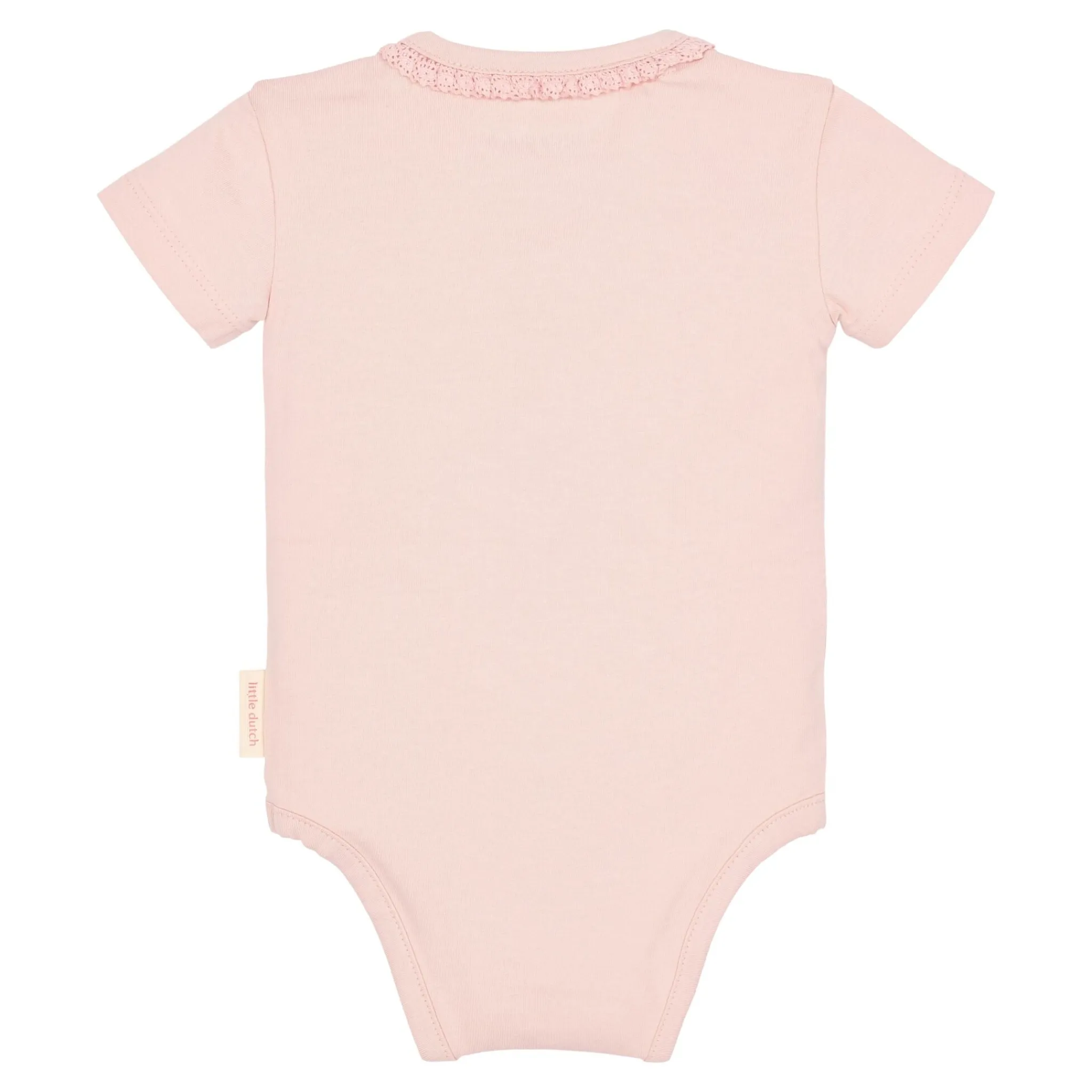 Little Dutch Short sleeve romper - Pink Discount