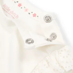 Little Dutch Short sleeve shirt - White - Flowers Sale