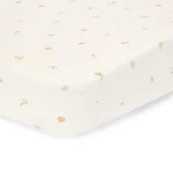 Little Dutch Single fitted sheet - White - Size single - Forest Friends - Forest Treasures New