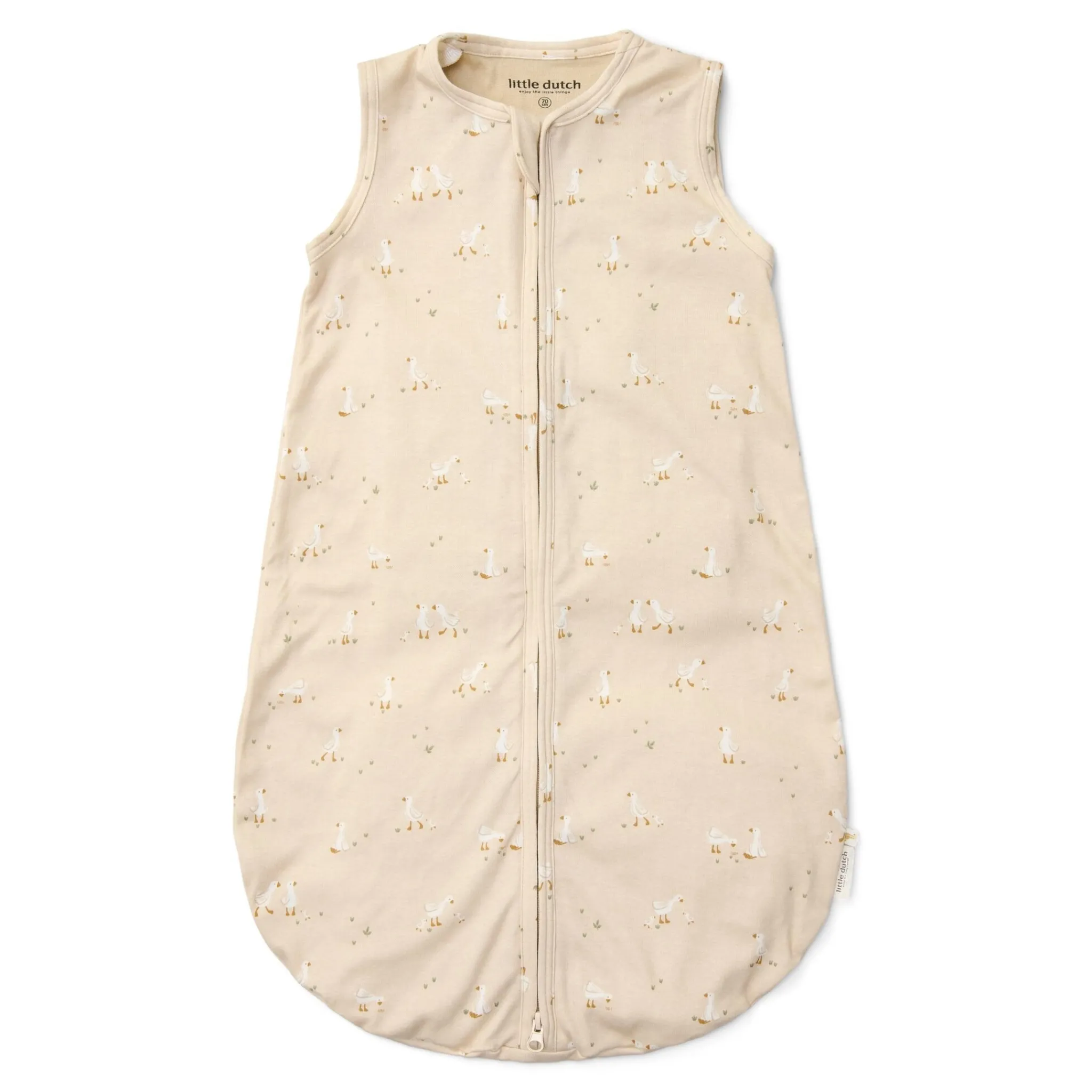 Little Dutch Sleeping bag summer – Beige – Size 90 cm – Newborn Naturals – Little Goose Outlet