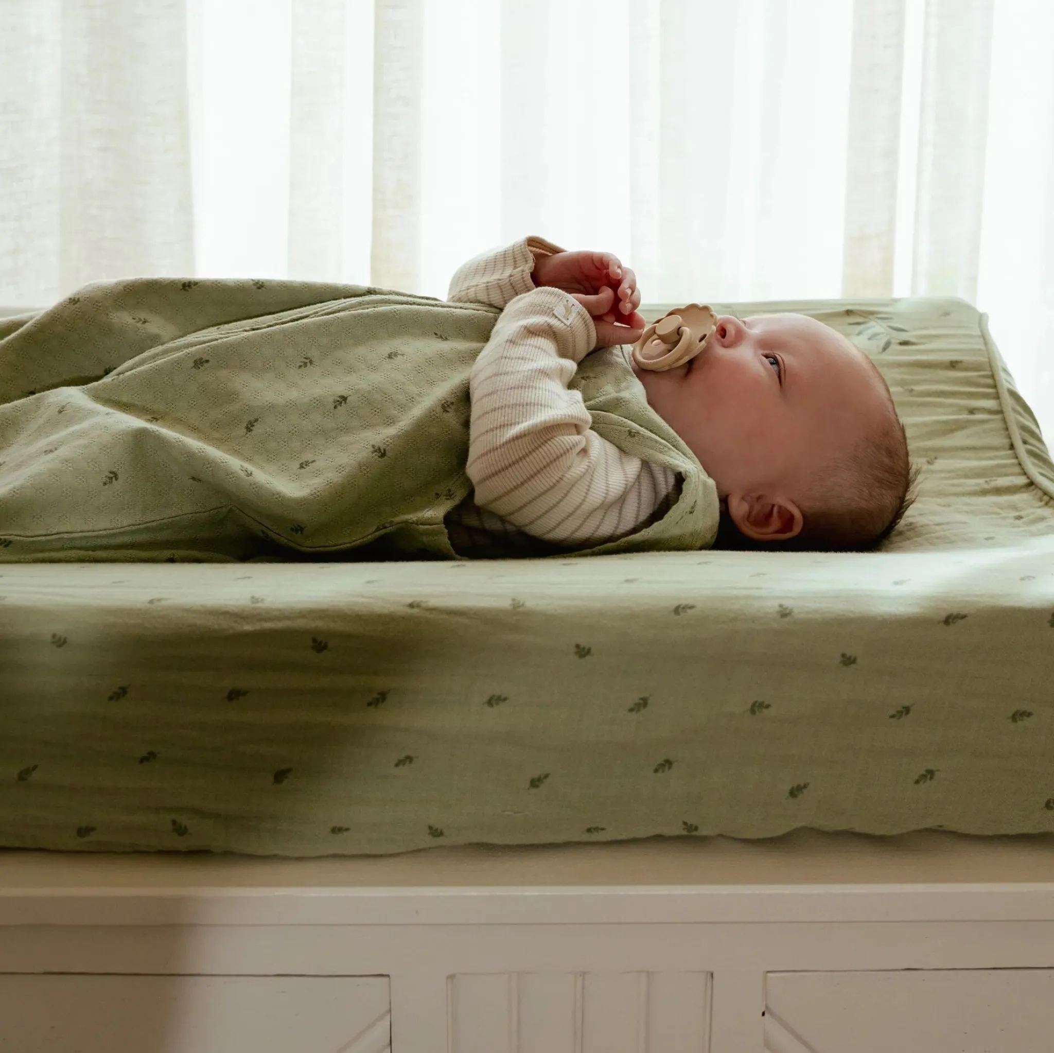 Little Dutch Sleeping bag summer - Green - Size 110 cm - Essentials